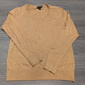 Banana Republic Light Brown Crew Neck Sweater